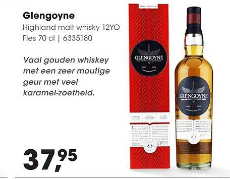 Glengoyne Highland malt whisky 12YO Fles 70 cl