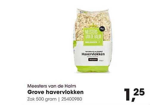 Grove havervlokken