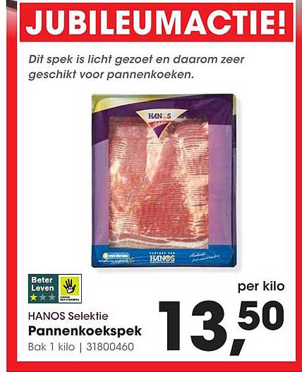 HANOS Selectie Pannenkoekspek