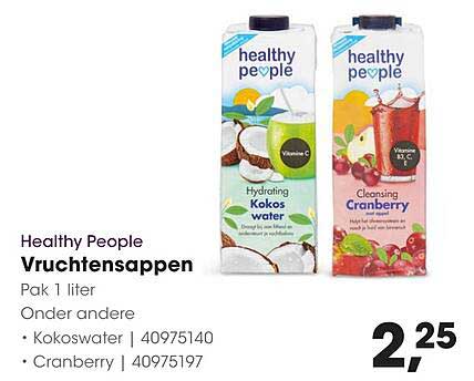 Healthy People Vruchtensappen