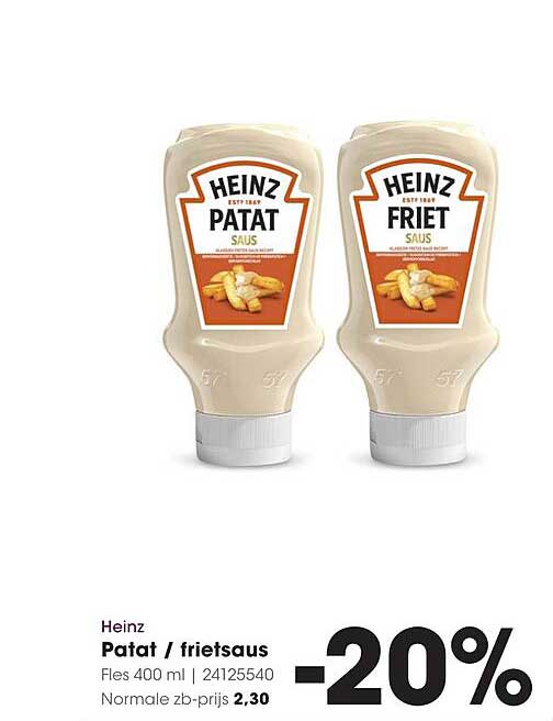 Heinz Patat / frietsaus