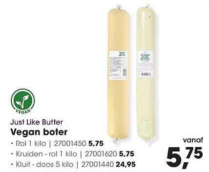Just Like Butter Vegan boter