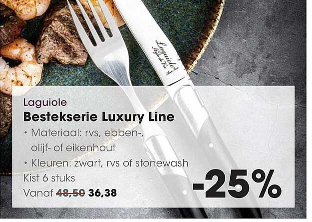 Laguiole Bestekserie Luxury Line