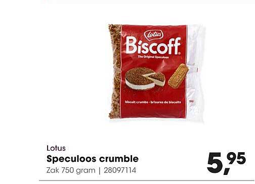 Lotus Speculoos crumble