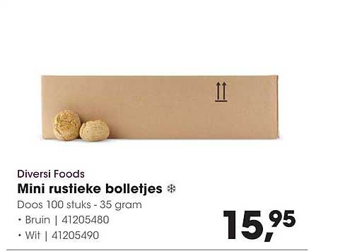 Mini rustieke bolletjes