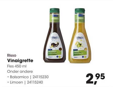 Risso Vinaigrette Fles 450 ml