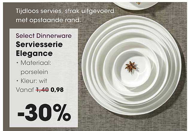Select Dinnerware Serviesserie Elegance