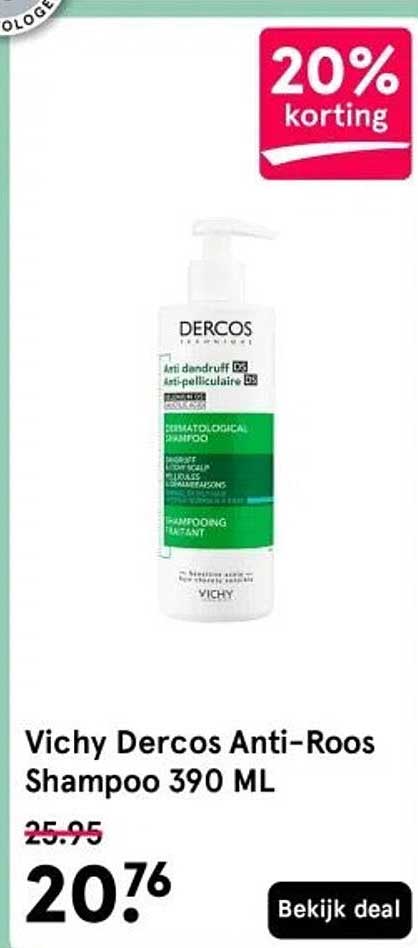 Vichy Dercos Anti-Roos Shampoo 390 ML