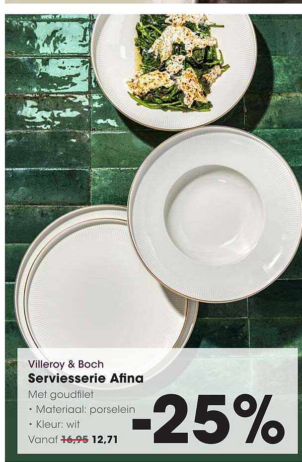 Villeroy & Boch Serviesserie Afina