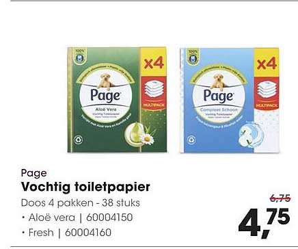 Vochtig toiletpapier