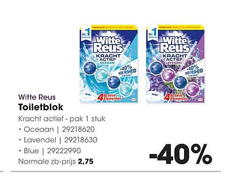 Witte Reus Toiletblok