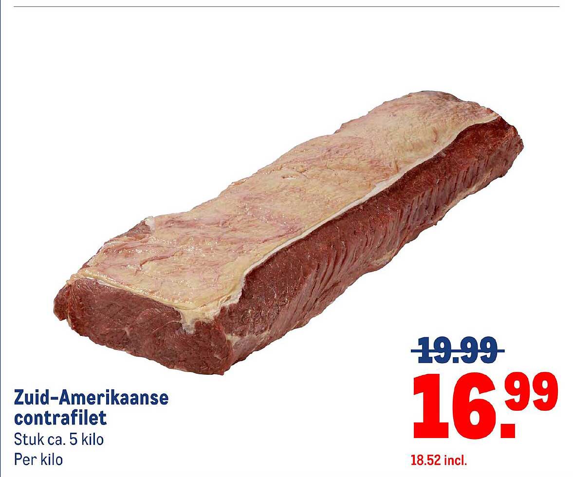 Zuid-Amerikaanse contrafilet