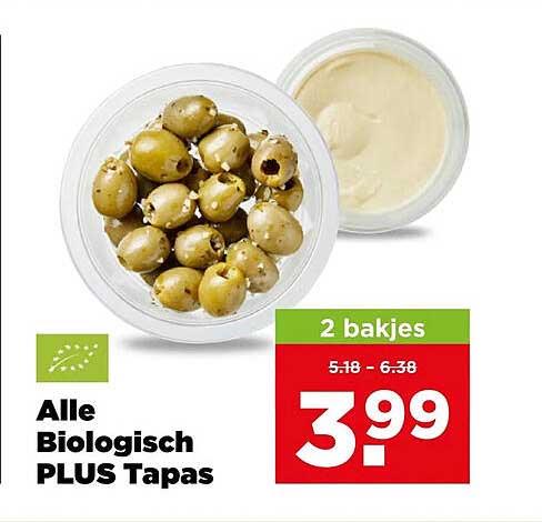 Alle Biologisch PLUS Tapas