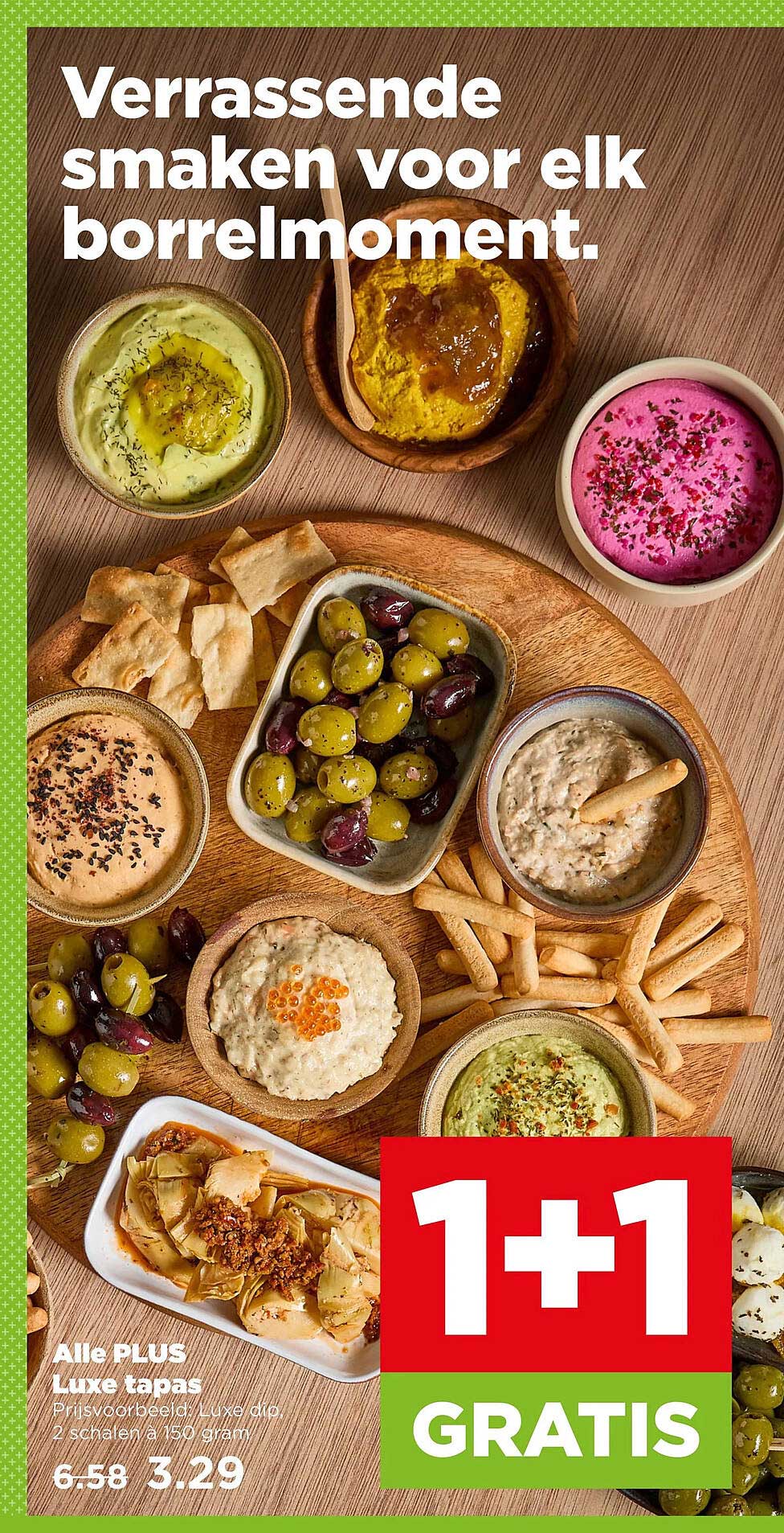 Alle PLUS luxe tapas 1+1 GRATIS