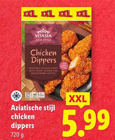 Aziatische stijl chicken dippers XXL