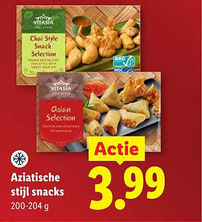 Aziatische stijl snacks