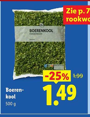 Boerenkool 500 g -25%