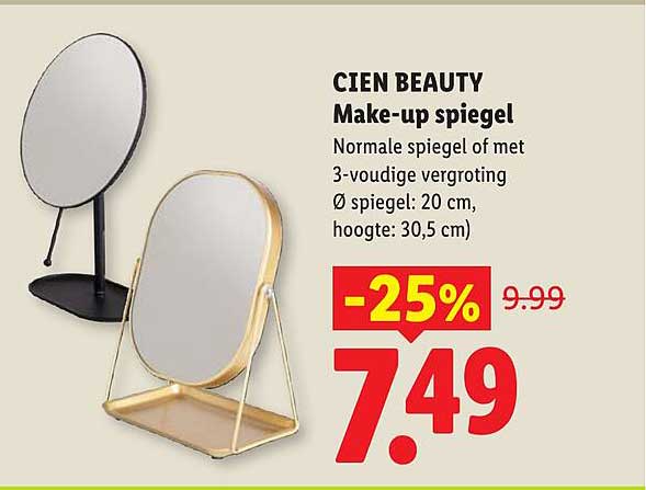 CIEN BEAUTY Make-up spiegel -25%