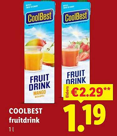 COOLBEST fruitdrink 1 l