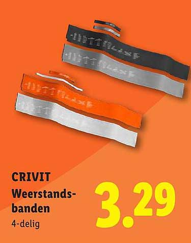 CRIVIT Weerstands-banden 4-delig