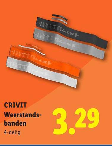 CRIVIT Weerstandsbanden 4-delig