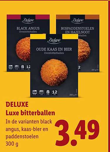 DELUXE Luxe bitterballen