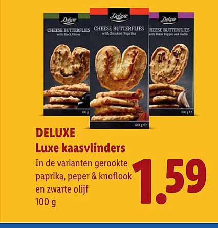 DELUXE Luxe kaasvlinders