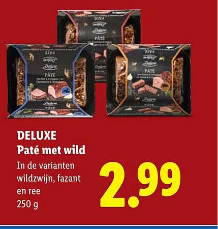 DELUXE Pâté met wild