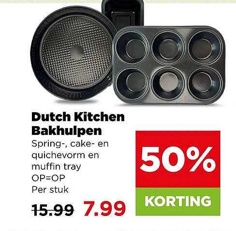 Dutch Kitchen Bakhulpen 50% KORTING