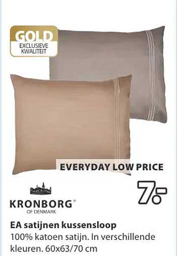 EA satijnen kussensloop
