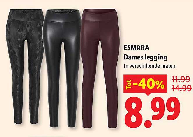 ESMARA Dames legging In verschillende maten Tot -40%