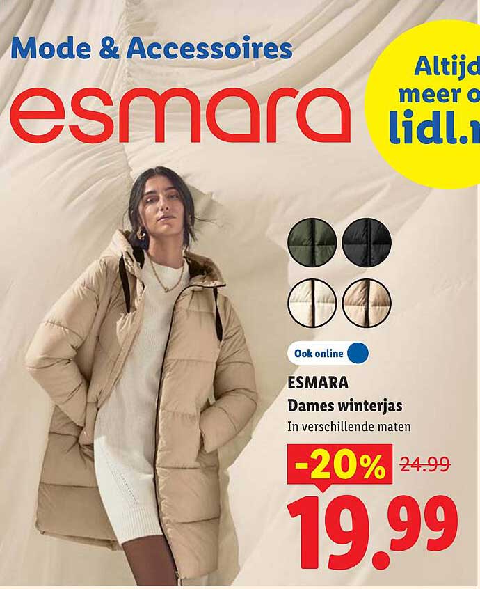 ESMARA Dames winterjas in verschillende maten -20%