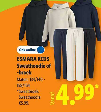 ESMARA KIDS Sweathoodie of -broek