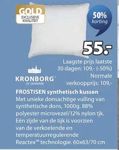 FROSTISEN synthetisch kussen