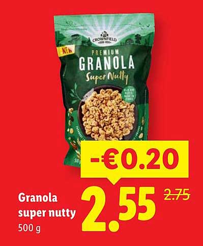 Granola super nutty 500 g