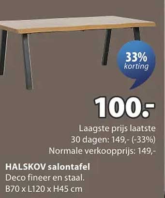 HALSKOV salontafel
