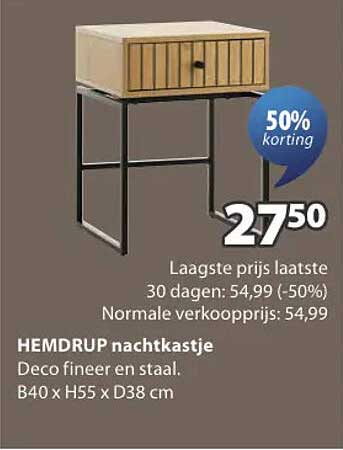 HEMDRUP nachtkastje