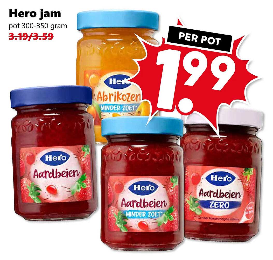 Hero jam pot 300-350 gram