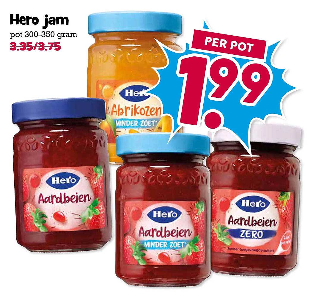 Hero jam pot 300-350 gram