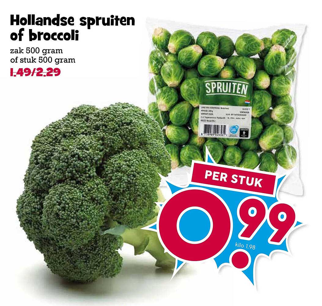 Hollandse spruiten of broccoli
