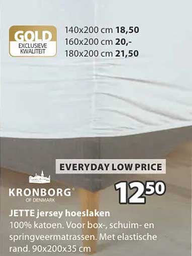 JETTE jersey hoeslaken