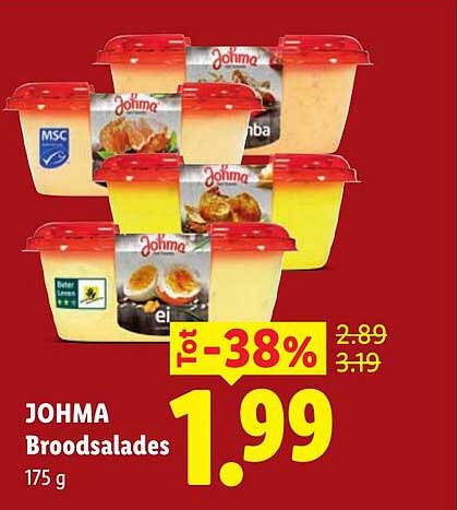 JOHMA Broodsalades
