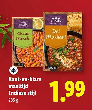 Kant-en-klare maaltijd Indiase stijl 285 g