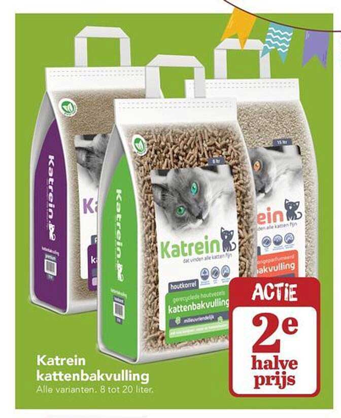 Katrein kattenbakvulling 2e halve prijs