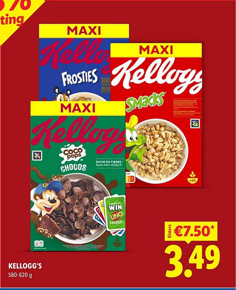 Kellogg's Maxi 580-620 g