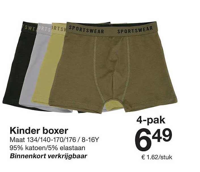Kinder boxer 4-pak