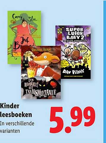 Kinder leesboeken In verschillende varianten