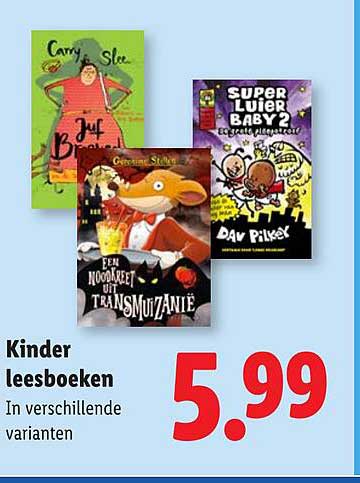 Kinder leesboeken In verschillende varianten
