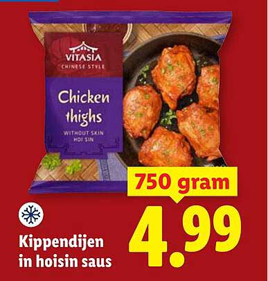 Kippendijen in hoisin saus