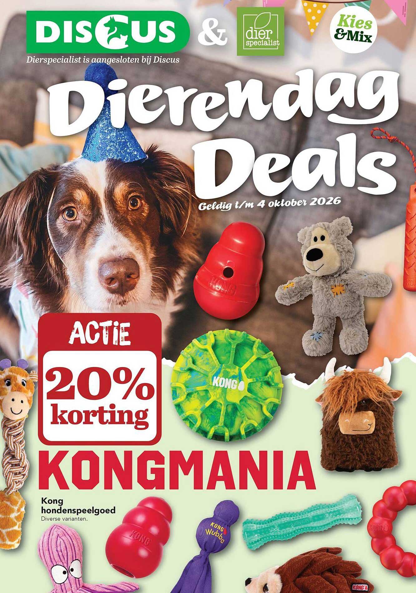 KONGMANIA 20% korting